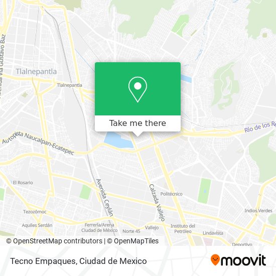 Tecno Empaques map