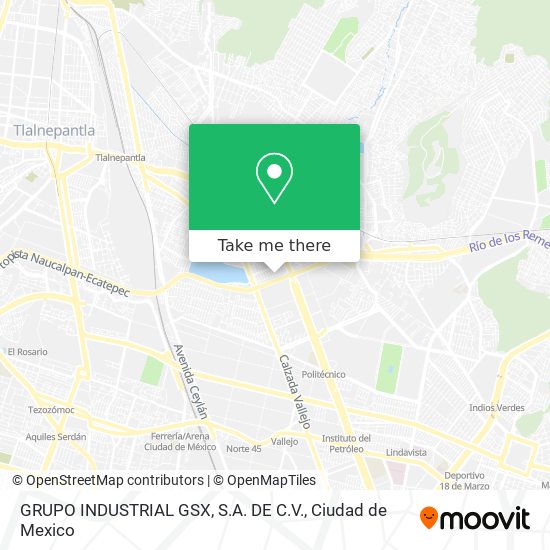 GRUPO INDUSTRIAL GSX, S.A. DE C.V. map