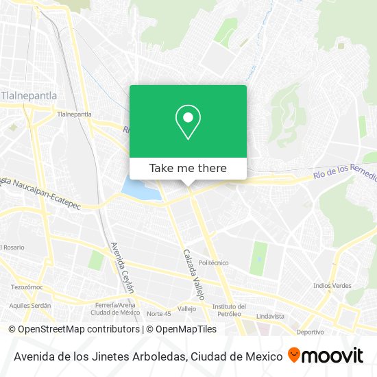 Mapa de Avenida de los Jinetes Arboledas