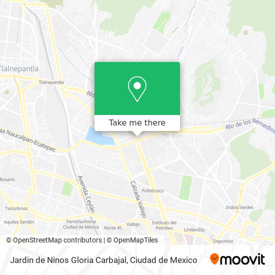 Mapa de Jardin de Ninos Gloria Carbajal