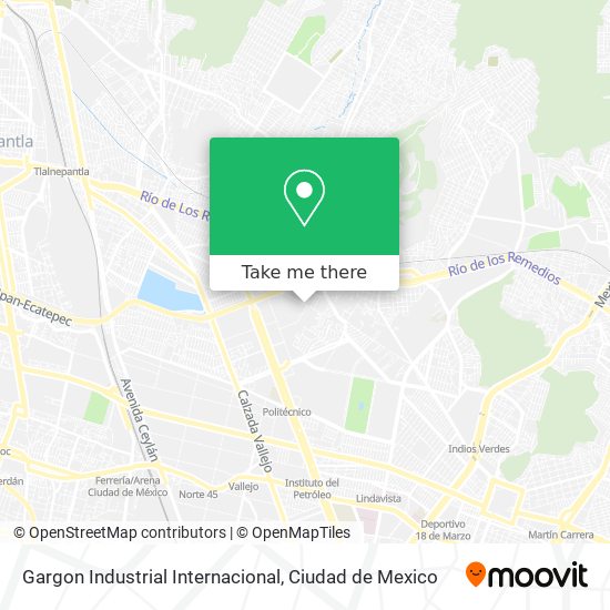 Mapa de Gargon Industrial Internacional
