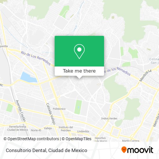 Consultorio Dental map