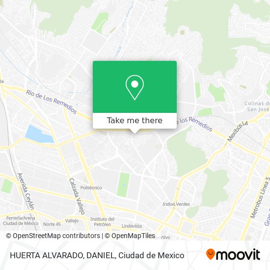 HUERTA ALVARADO, DANIEL map