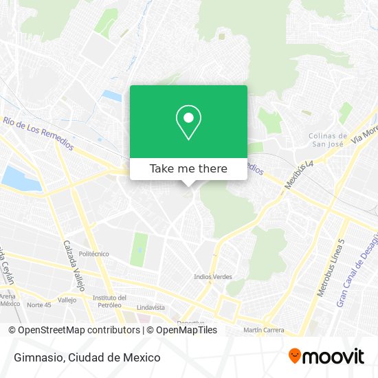 Mapa de Gimnasio