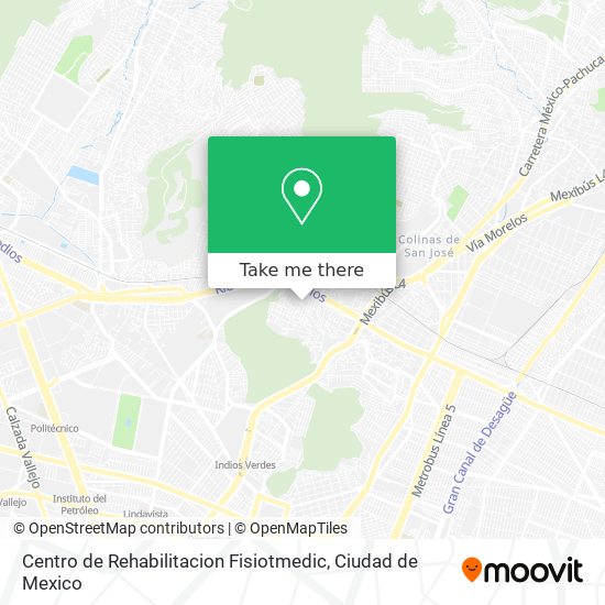 Centro de Rehabilitacion Fisiotmedic map
