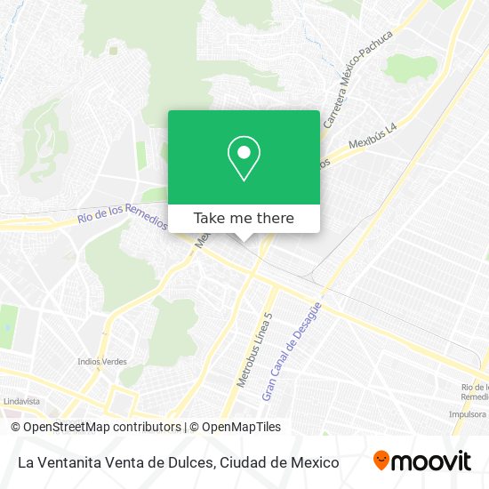 La Ventanita Venta de Dulces map