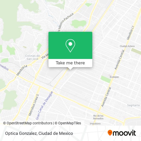 Optica Gonzalez map