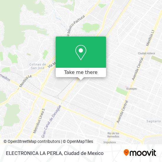 ELECTRONICA LA PERLA map