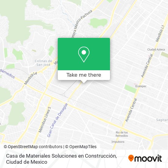 Casa de Materiales Soluciones en Construcción map