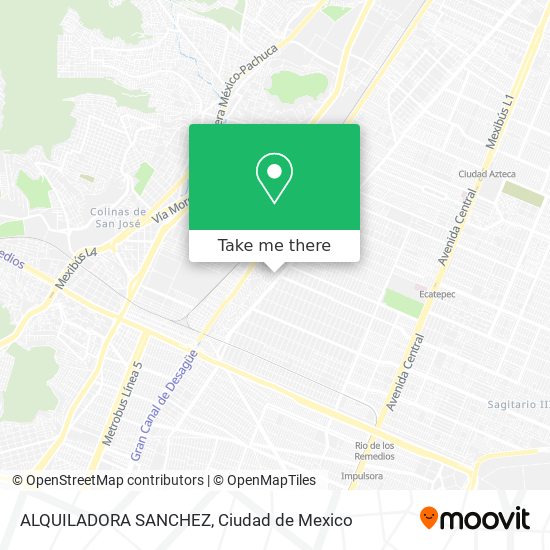 ALQUILADORA SANCHEZ map