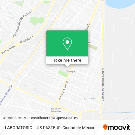 LABORATORIO LUIS PASTEUR map