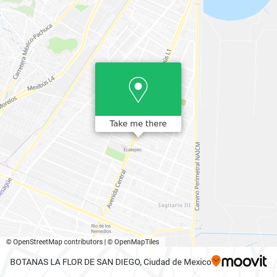 BOTANAS LA FLOR DE SAN DIEGO map