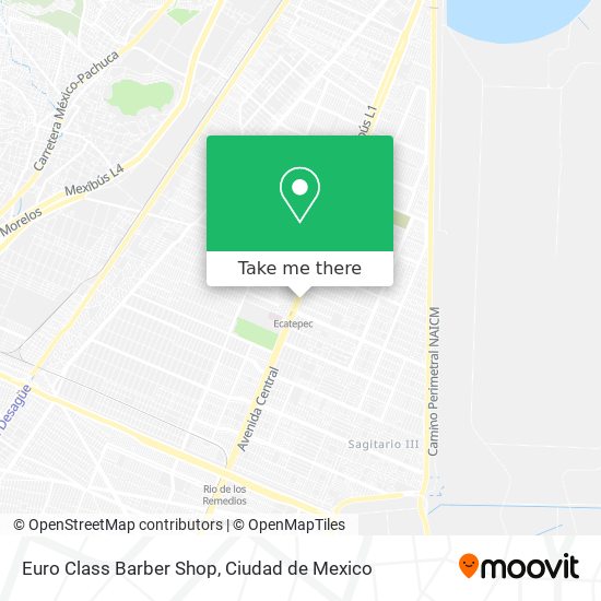 Mapa de Euro Class Barber Shop
