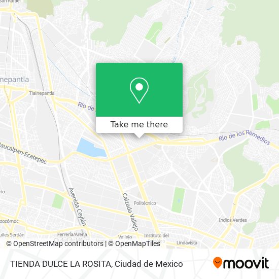 TIENDA DULCE LA ROSITA map