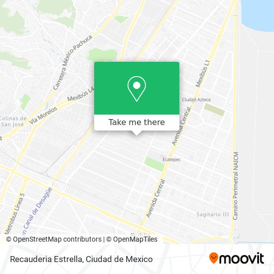 Recauderia Estrella map
