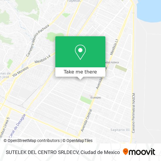 Mapa de SUTELEK DEL CENTRO SRLDECV