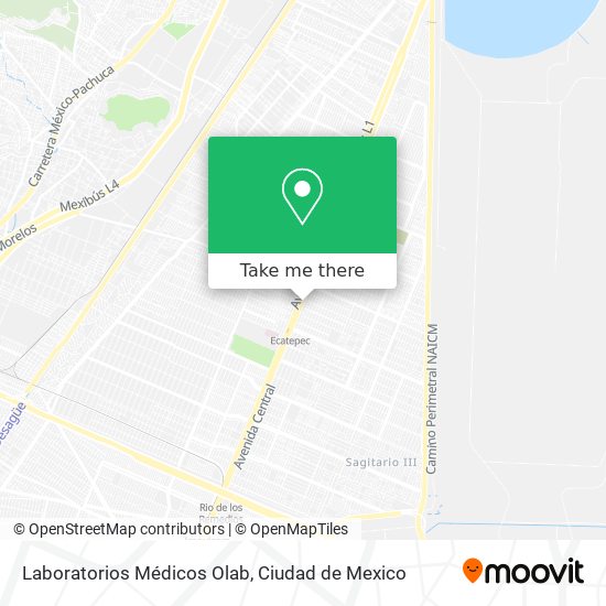 Laboratorios Médicos Olab map