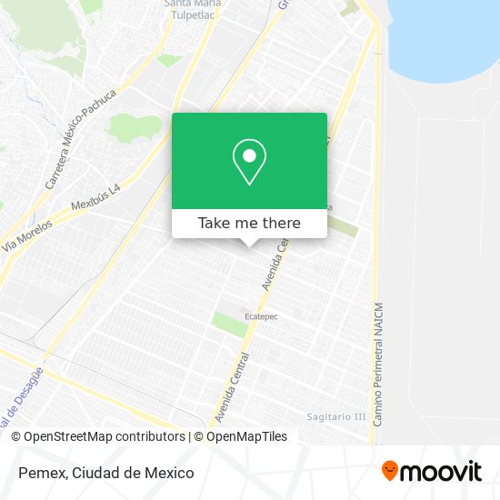 Mapa de Pemex