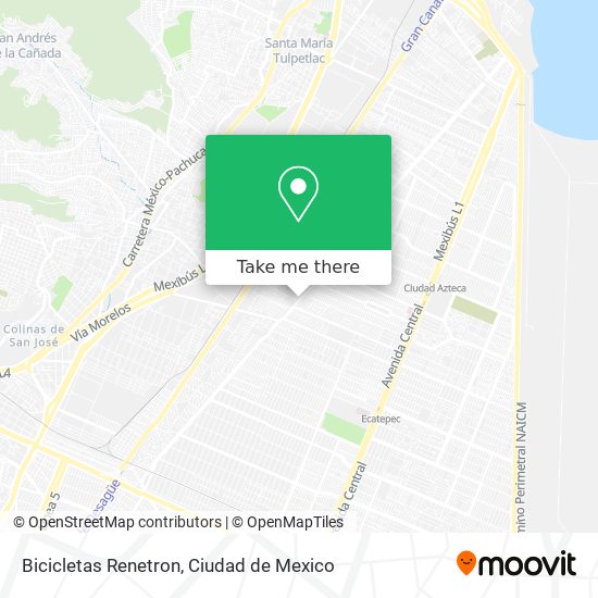 Bicicletas Renetron map