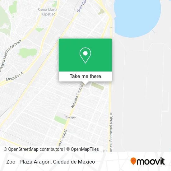Zoo - Plaza Aragon map