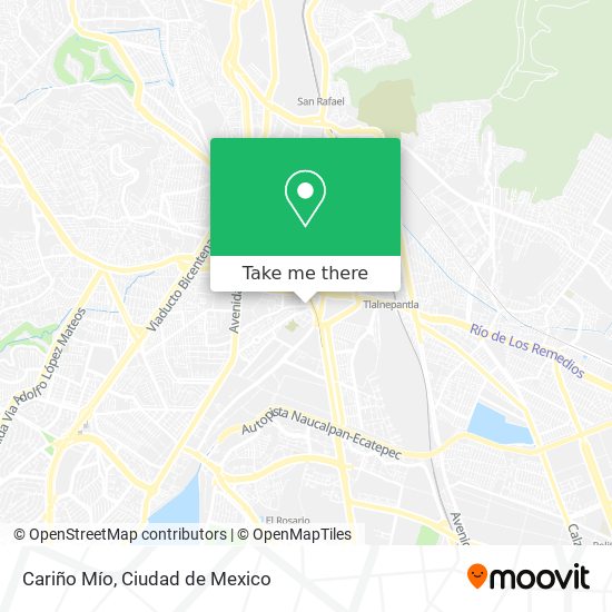 Mapa de Cariño Mío