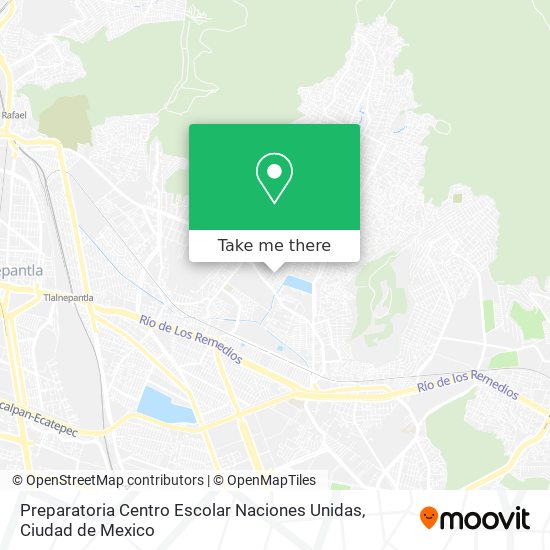 Preparatoria Centro Escolar Naciones Unidas map