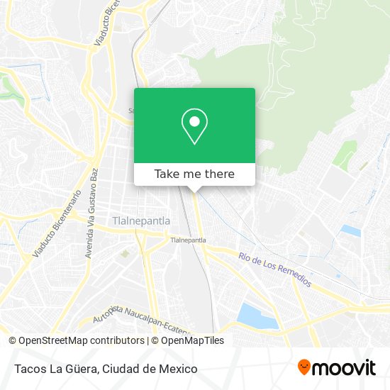 Mapa de Tacos La Güera