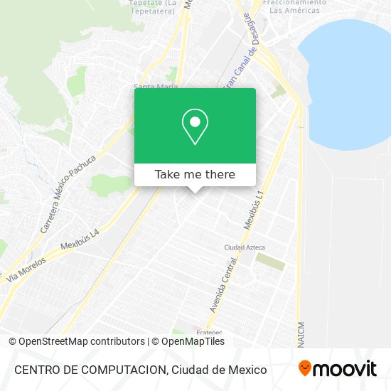 Mapa de CENTRO DE COMPUTACION