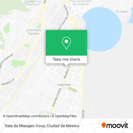 Mapa de Sala de Masajes Vous