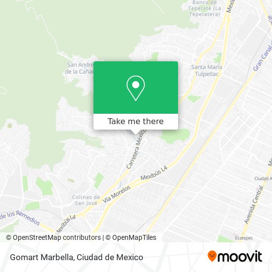 Gomart Marbella map