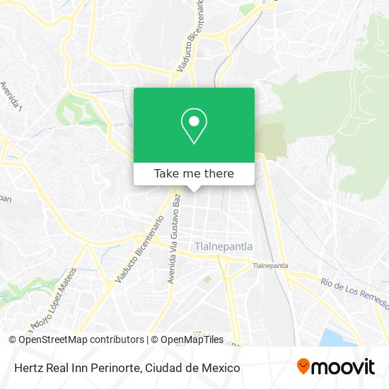 Hertz Real Inn Perinorte map