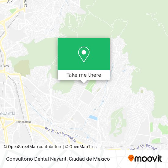 Mapa de Consultorio Dental Nayarit