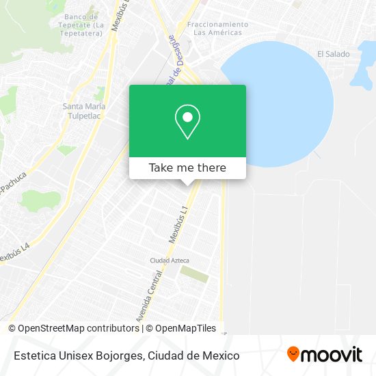 Estetica Unisex Bojorges map