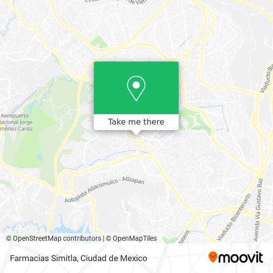 Farmacias Simitla map