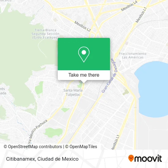 Citibanamex map