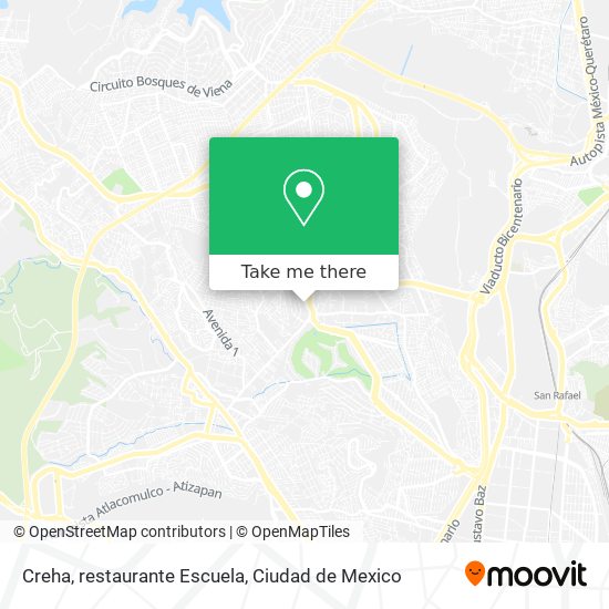Creha, restaurante Escuela map