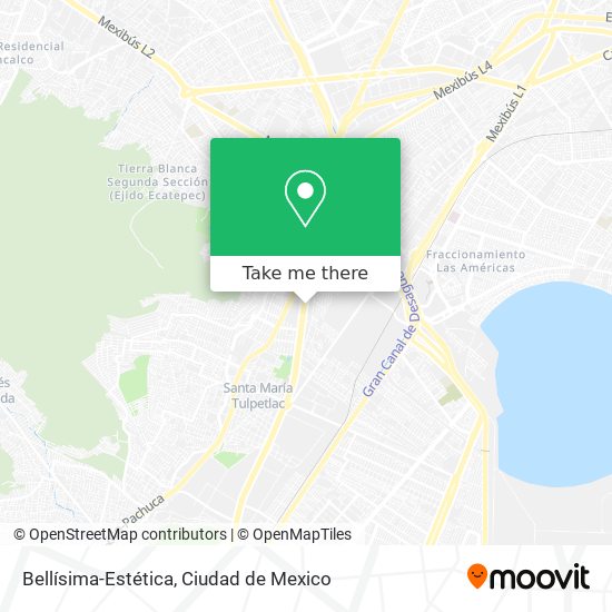 Bellísima-Estética map