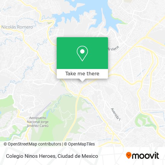 Mapa de Colegio Ninos Heroes