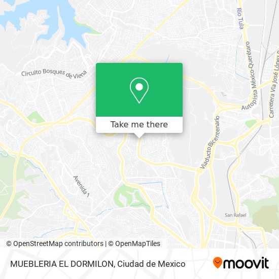 Mapa de MUEBLERIA EL DORMILON