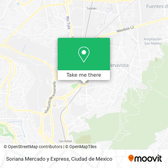 Mapa de Soriana Mercado y Express