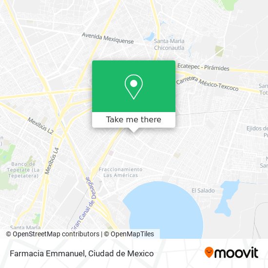 Mapa de Farmacia Emmanuel