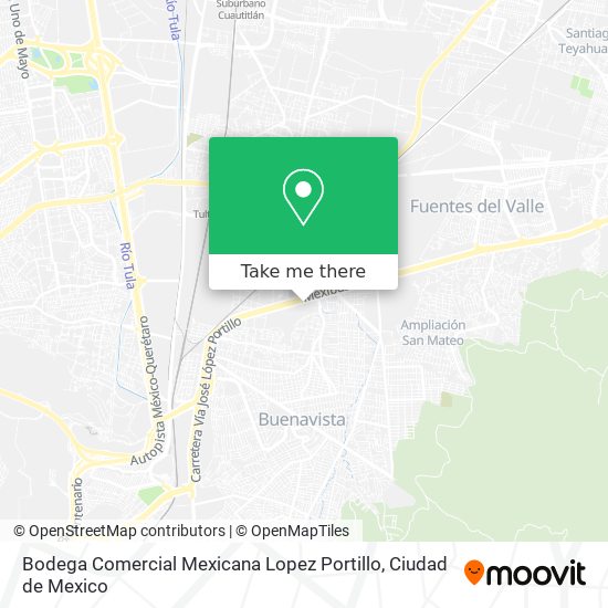 Bodega Comercial Mexicana Lopez Portillo map