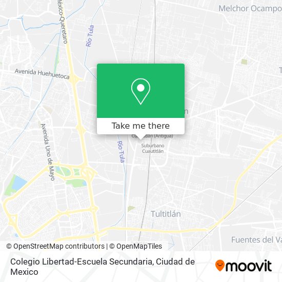 Colegio Libertad-Escuela Secundaria map