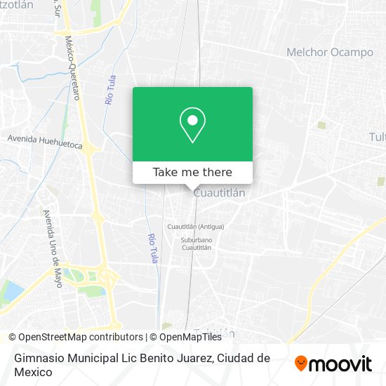 Mapa de Gimnasio Municipal Lic Benito Juarez