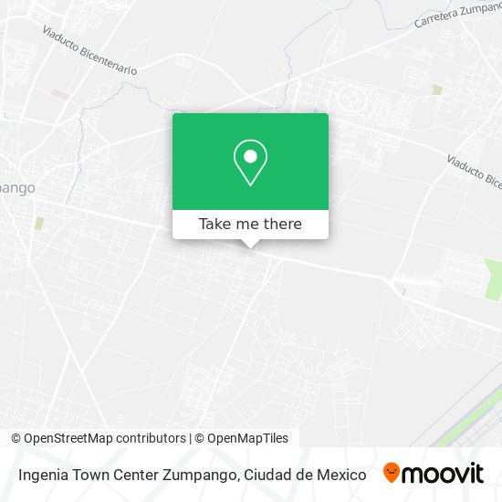 Ingenia Town Center Zumpango map