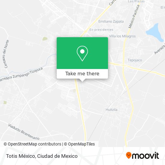 Totis México map