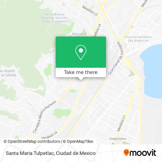 Santa Maria Tulpetlac map