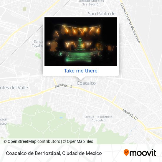 Coacalco de Berriozábal map