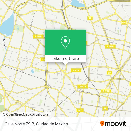 Calle Norte 79-B map