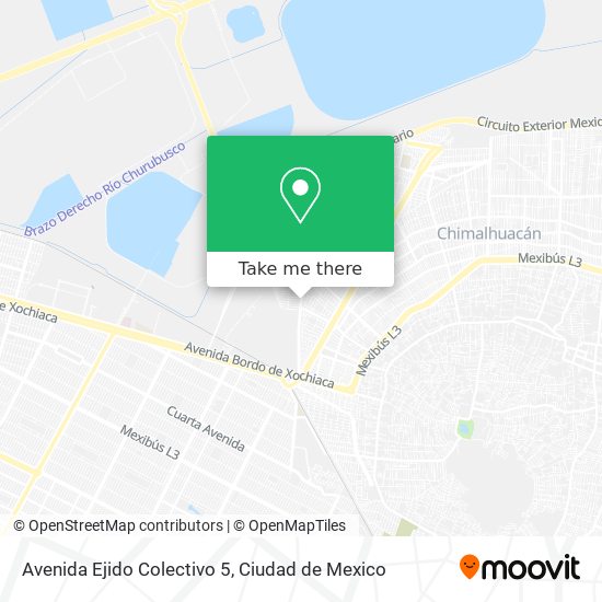 Mapa de Avenida Ejido Colectivo 5